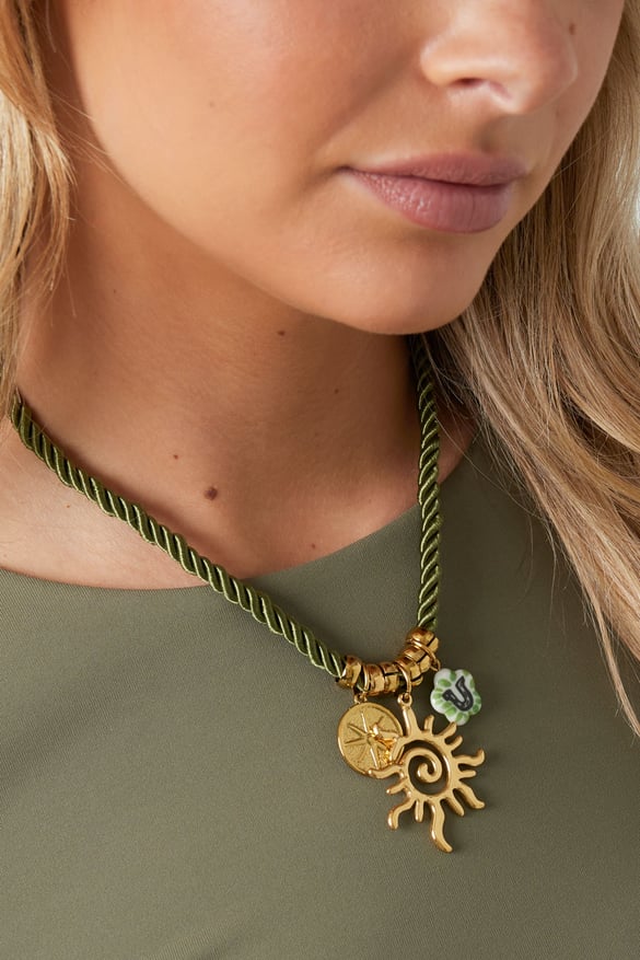 Polyester Pendant necklaces sun Casual Daily Simple Series Women's jewelry