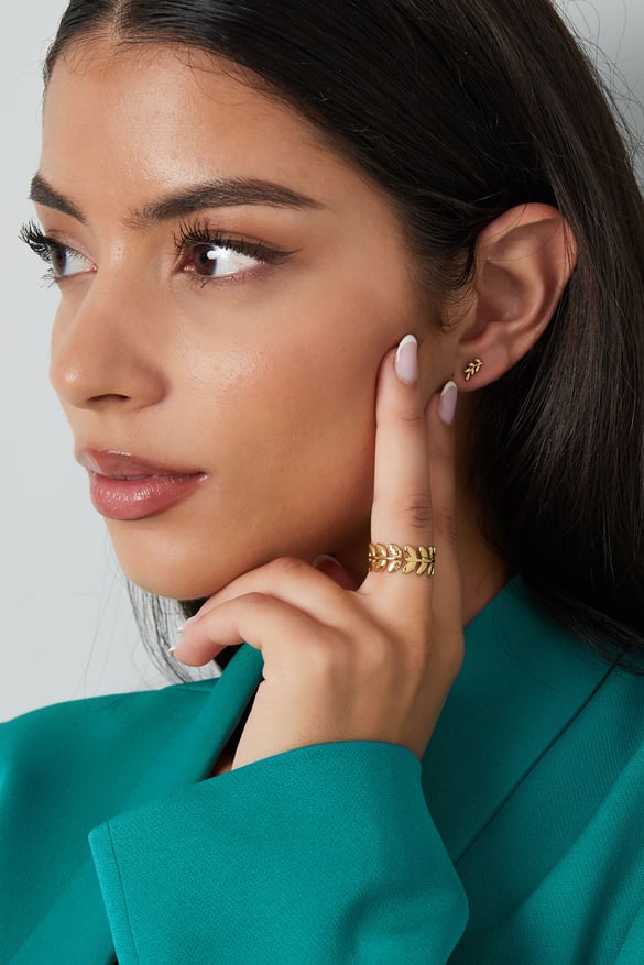 bague feuilles