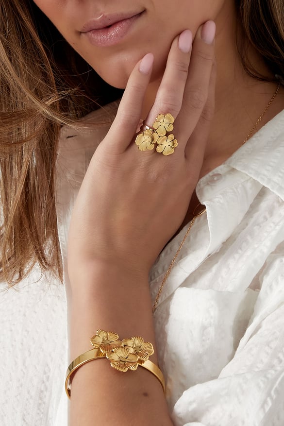 bohemian flower ring 2