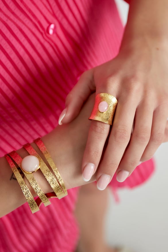 anello armonia bohémien - colore oro