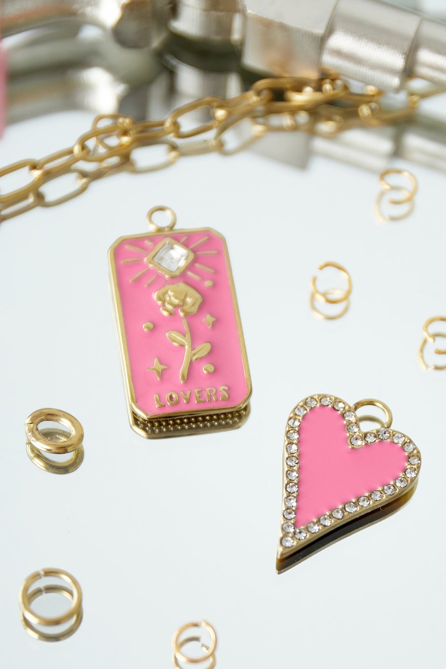 Corazón brillante - Color dorado rosa Imagen2