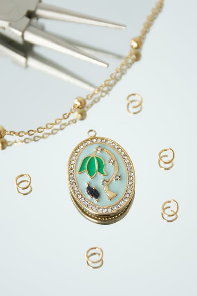 Colorful charm - green Gold color h5 Picture2