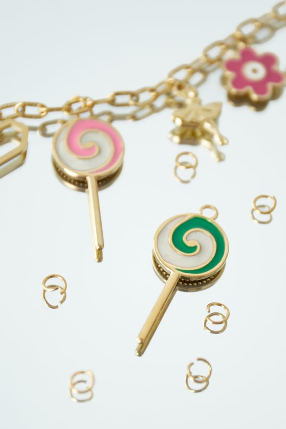 lollipop charm - pink  2
