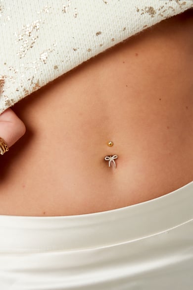 Bauchnabelpiercing Schleife Twilight  h5 Bild2