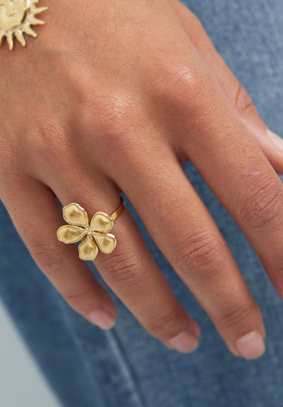 Anello glitz flower - Colore oro Immagine2