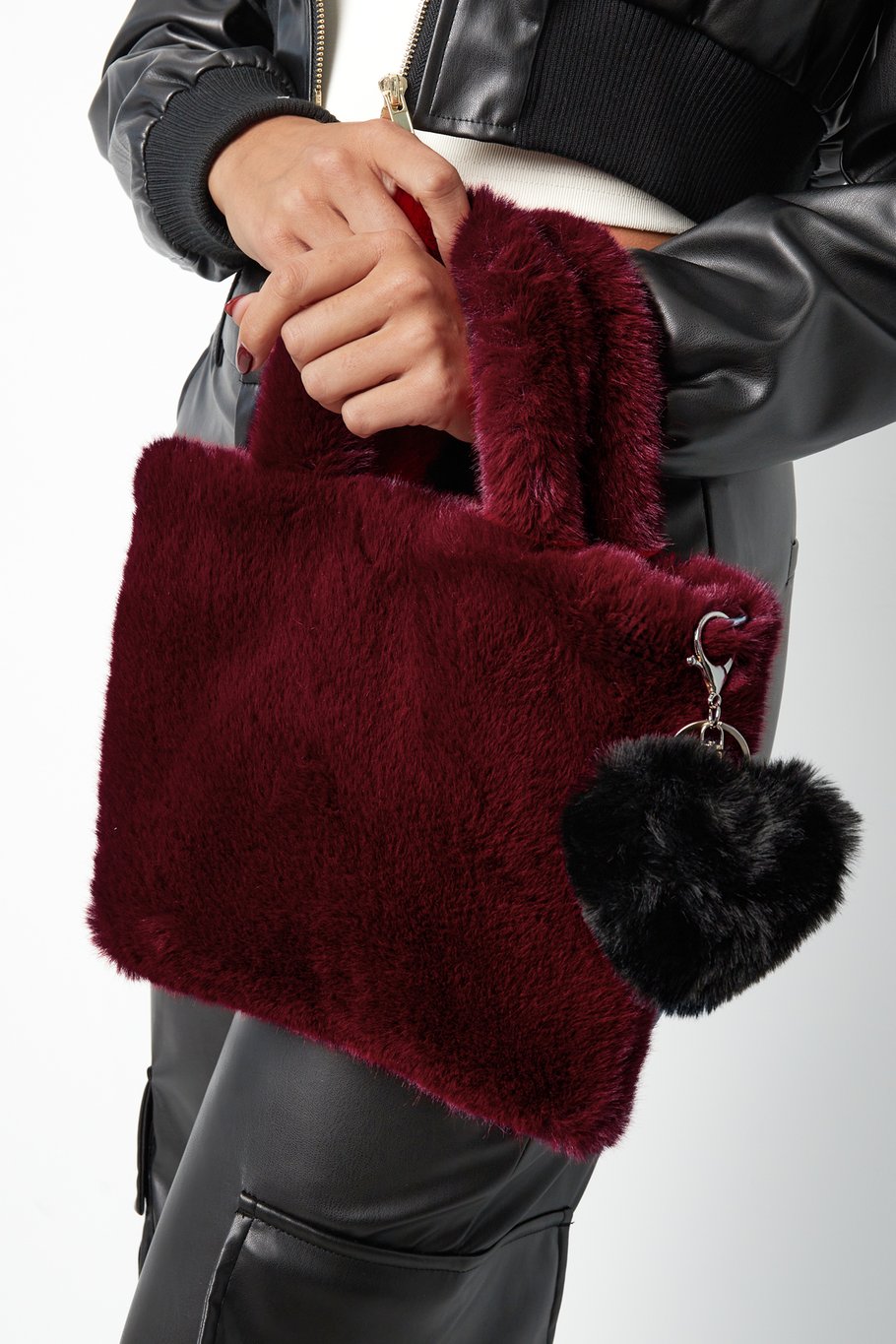 Sleutelhanger heart to fluff - Zwart Afbeelding2
