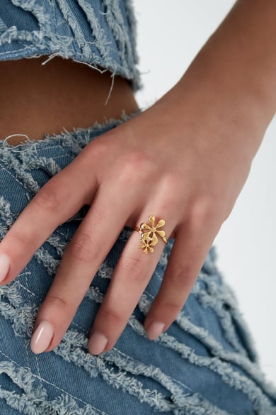 Anello da parata Petal - Colore oro h5 Immagine2
