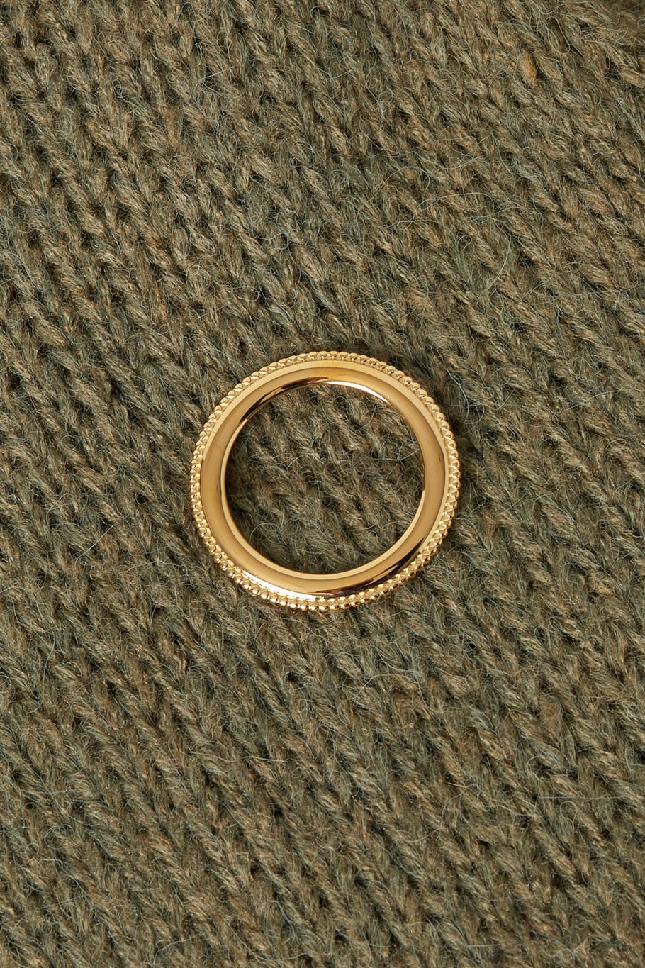 Brosche der Kreis - Goldfarben Bild2
