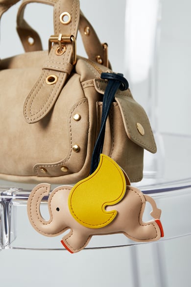 Ciondolo elefante chic - Marrone h5 Immagine2