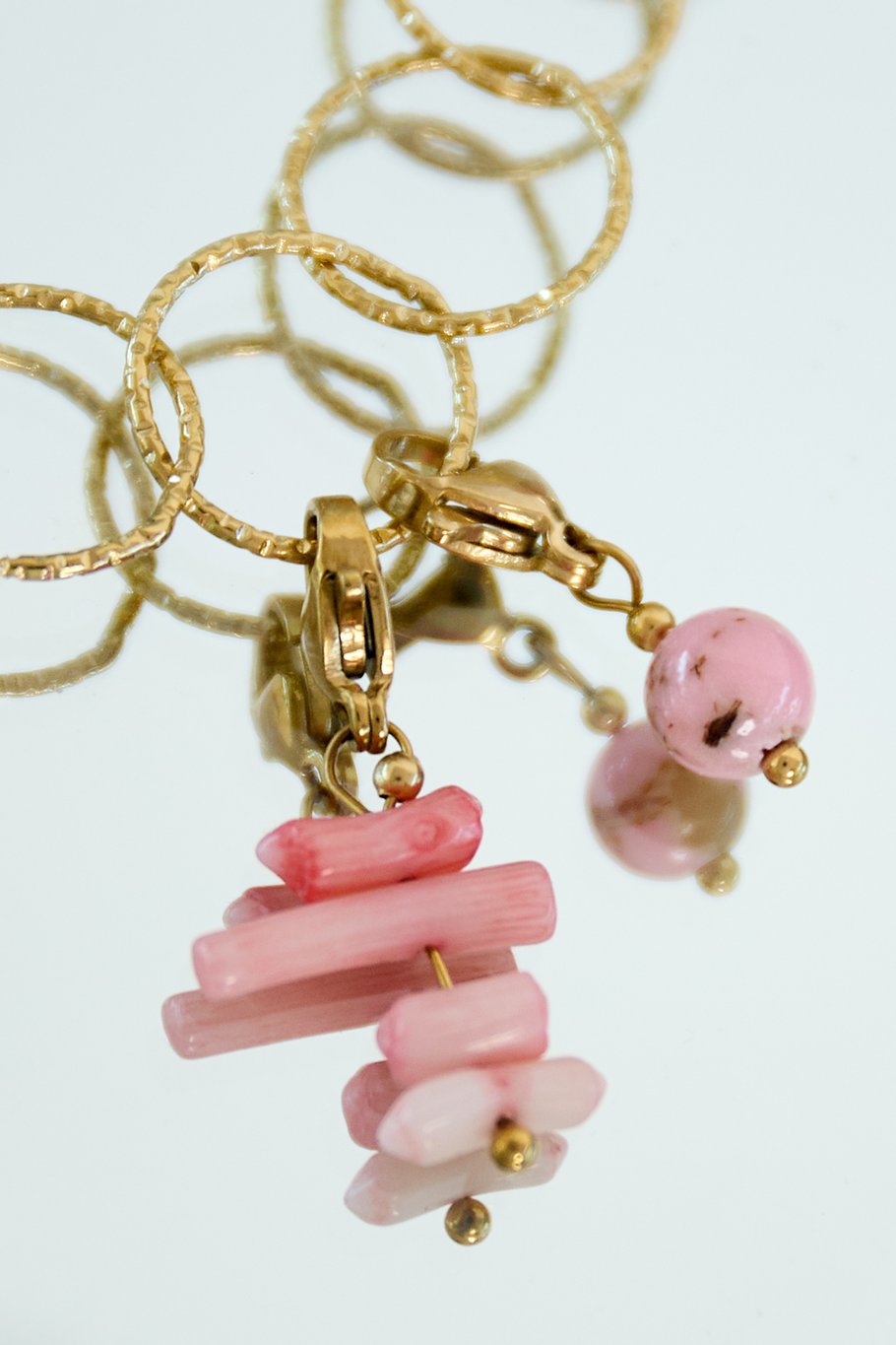 Pembe gelgit takı DIY tılsımı Resim2