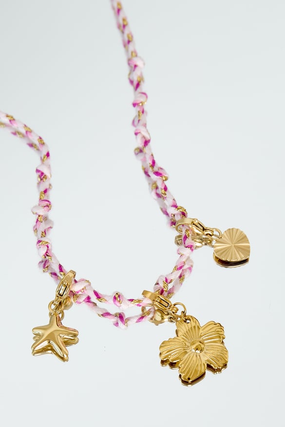 Edelstahl Schmuck Charms Blume Casual Alltag 2