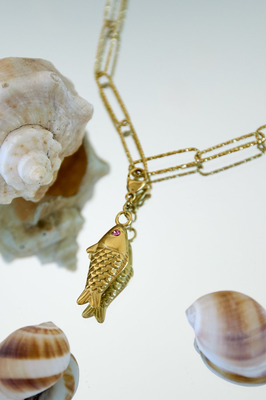 Glitter fish jewelry charm Picture2