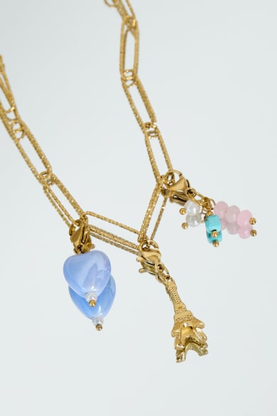 Pastel heart jewelry DIY charm h5 Picture2