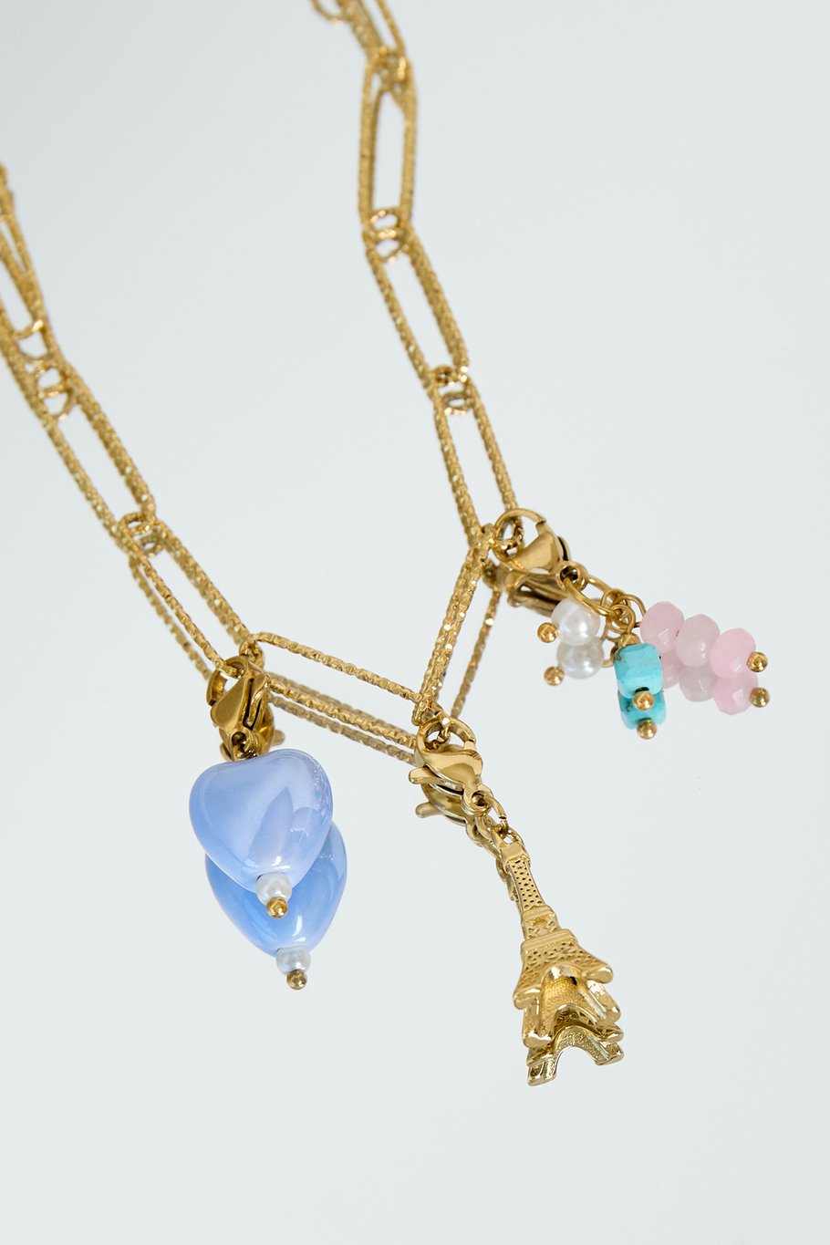 Pastel heart jewelry DIY charm Picture2