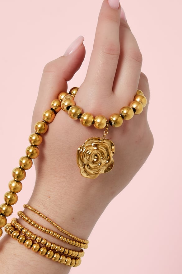 Breloque bijou rose 2