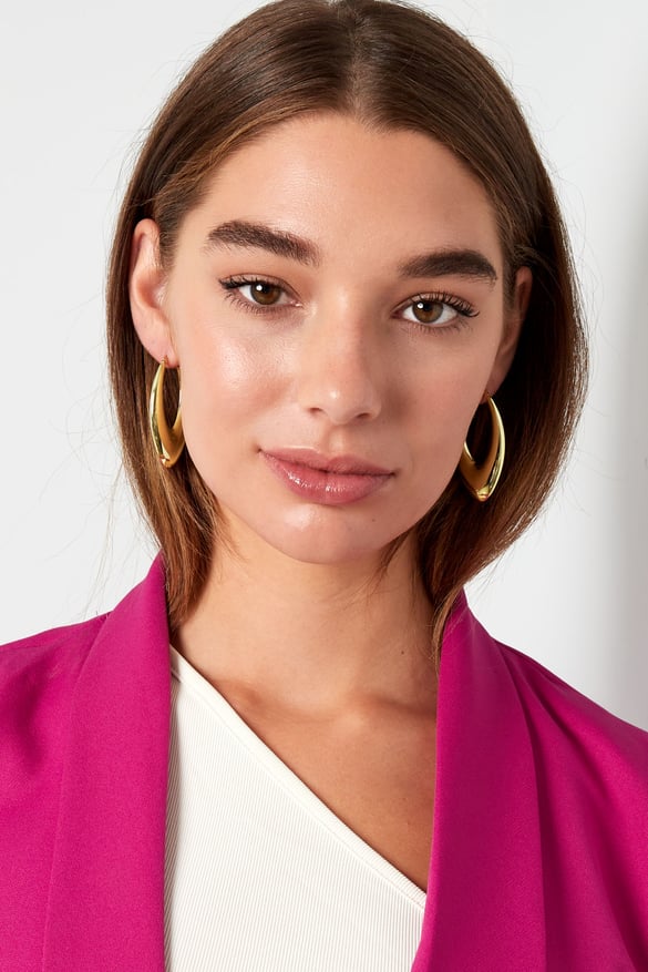 large gold drop earrings 2