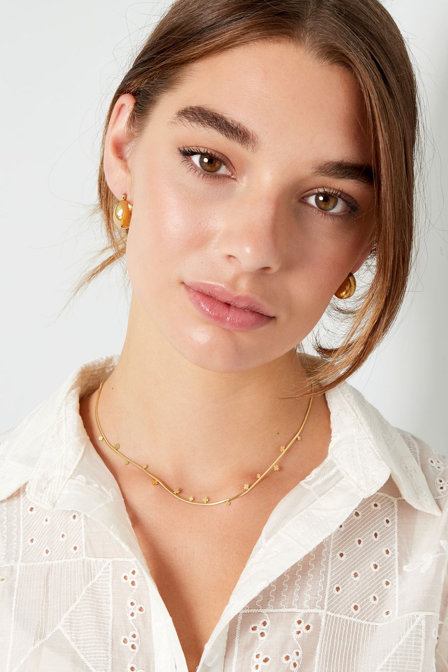 coarse half moon mini earrings h5Picture5