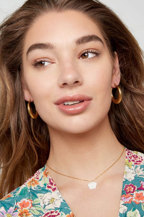 Boucles d'oreilles imprimé bulles petit Acier inoxydable 2