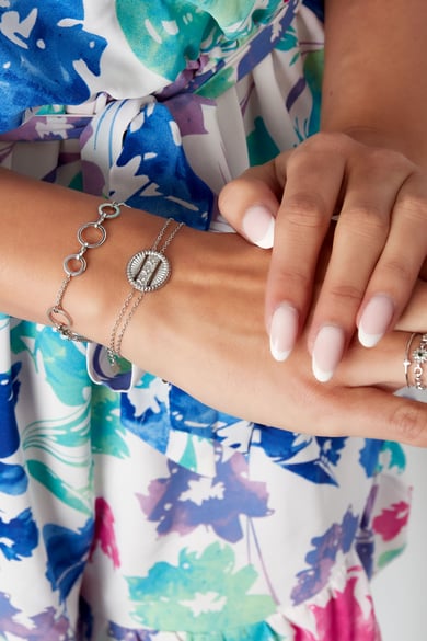 Armband mit runder Münze – Goldfarbe - Goldfarbefarbe h5 Bild3