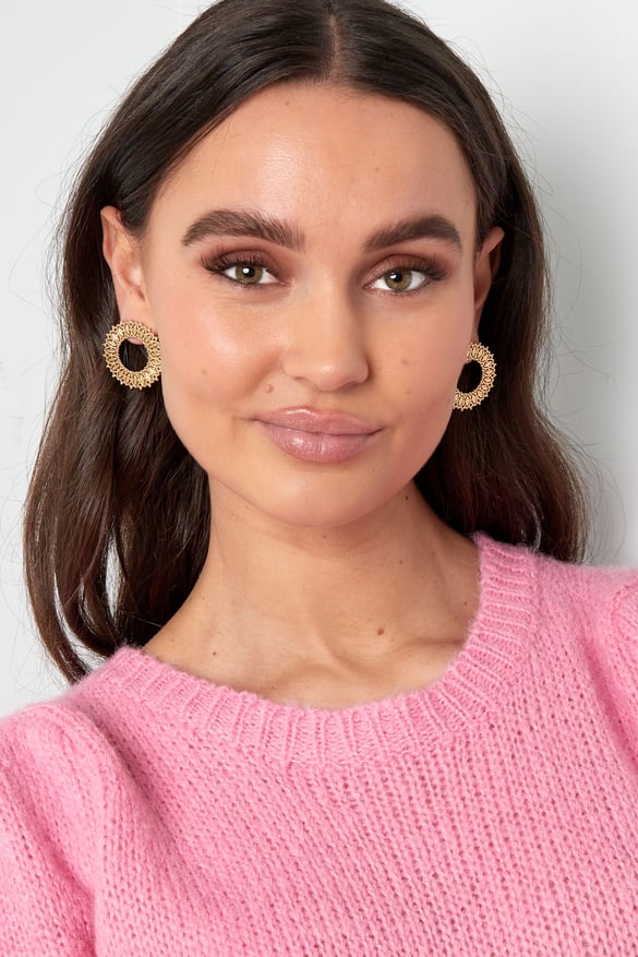 sun statement earrings