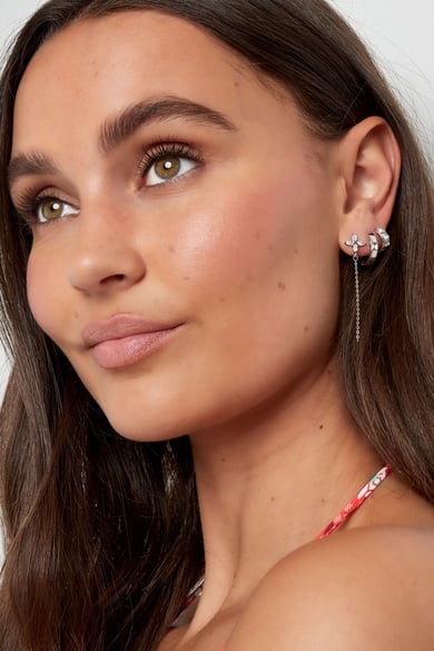 Oreille partie zircon - cuivre doré h5 Image2