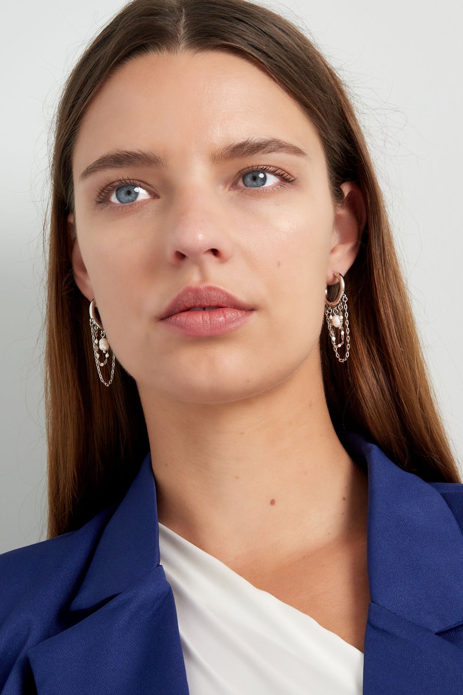 Earrings pearl party - Silver Color color Picture2