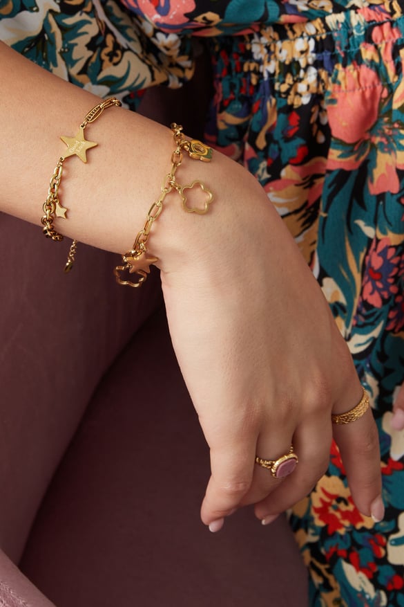 link bracelet stars