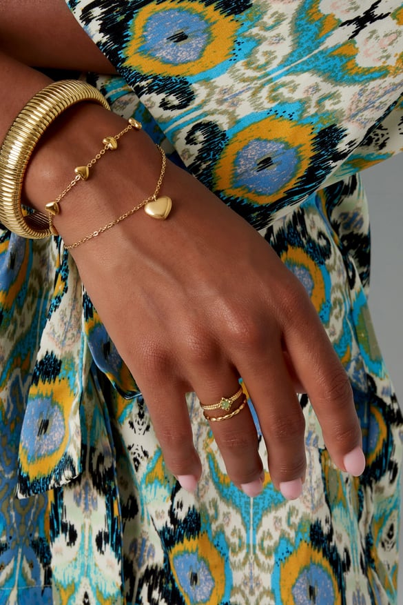 double bracelet heart 2