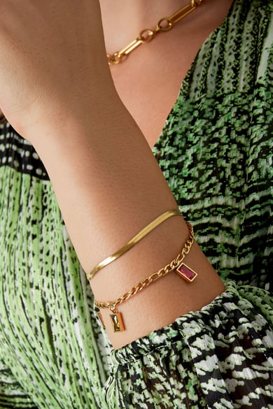 pulsera piedras bicolores h5 Imagen2