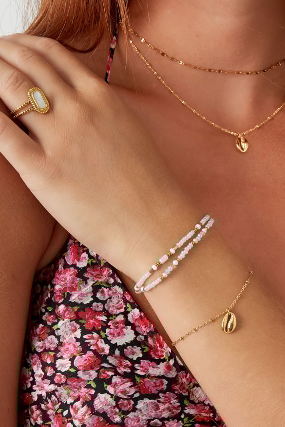 armband met schelpje