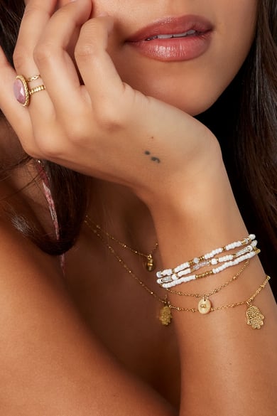 Pulsera mano - Color dorado h5 Imagen3