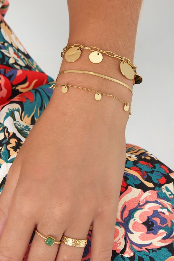 bracelet double layered circles