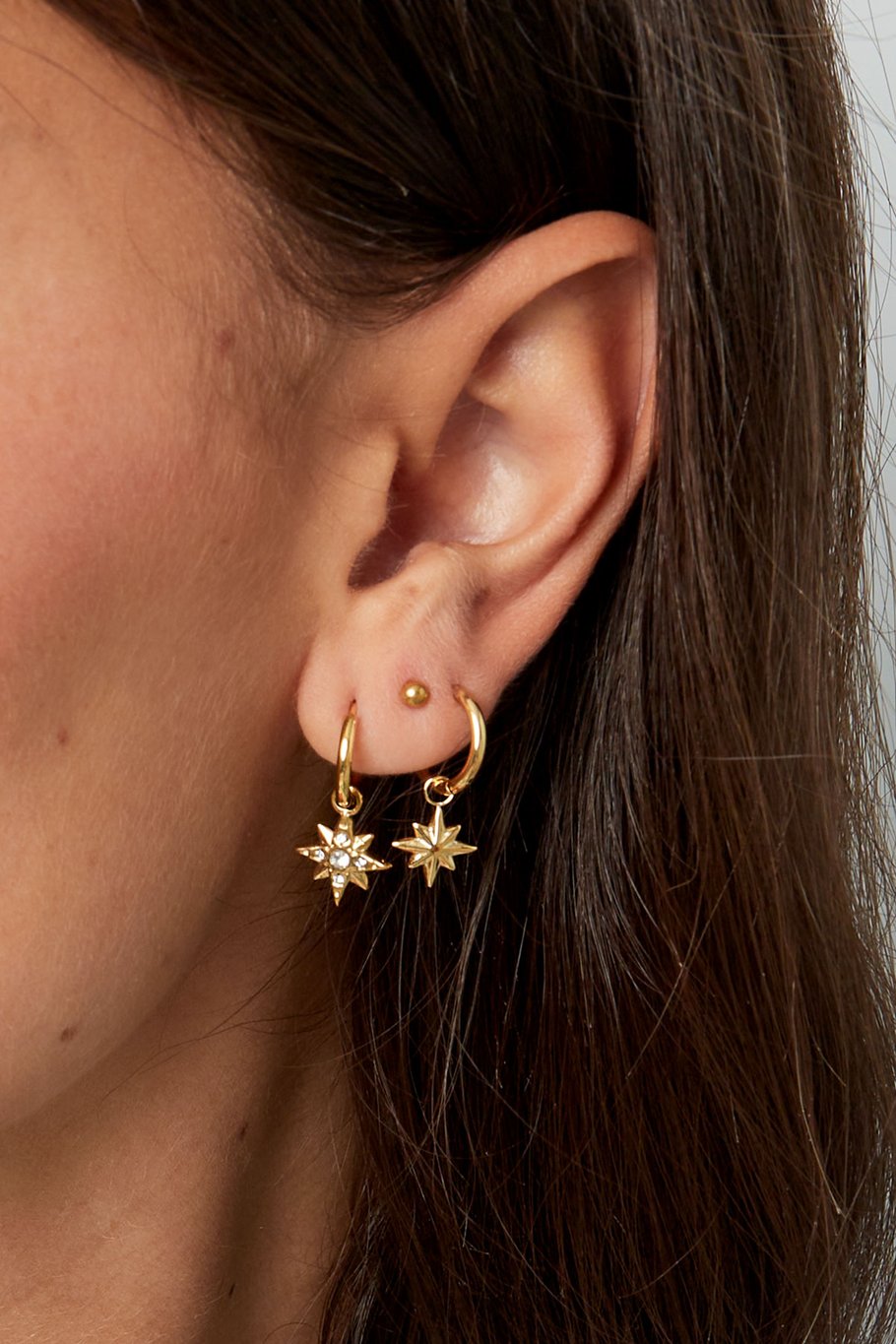 Earrings star charm - Silver Color color h5Picture3