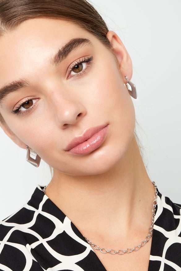 earrings aesthetic rhombus