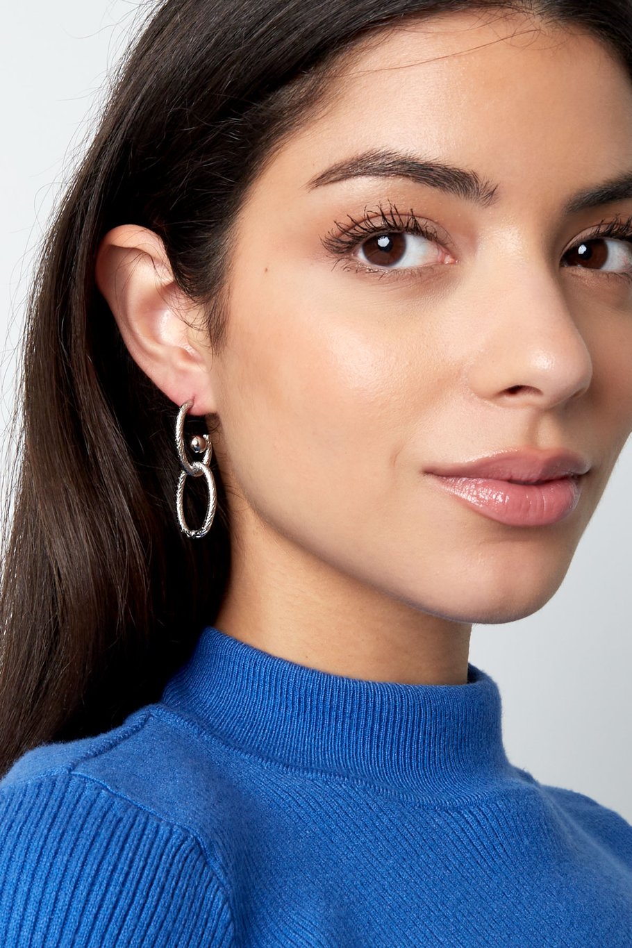 aesthetic link earrings Picture2