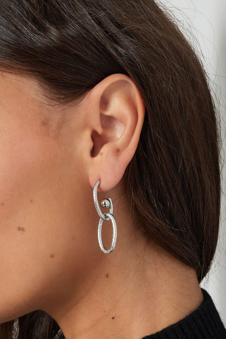 aesthetic link earrings Picture3