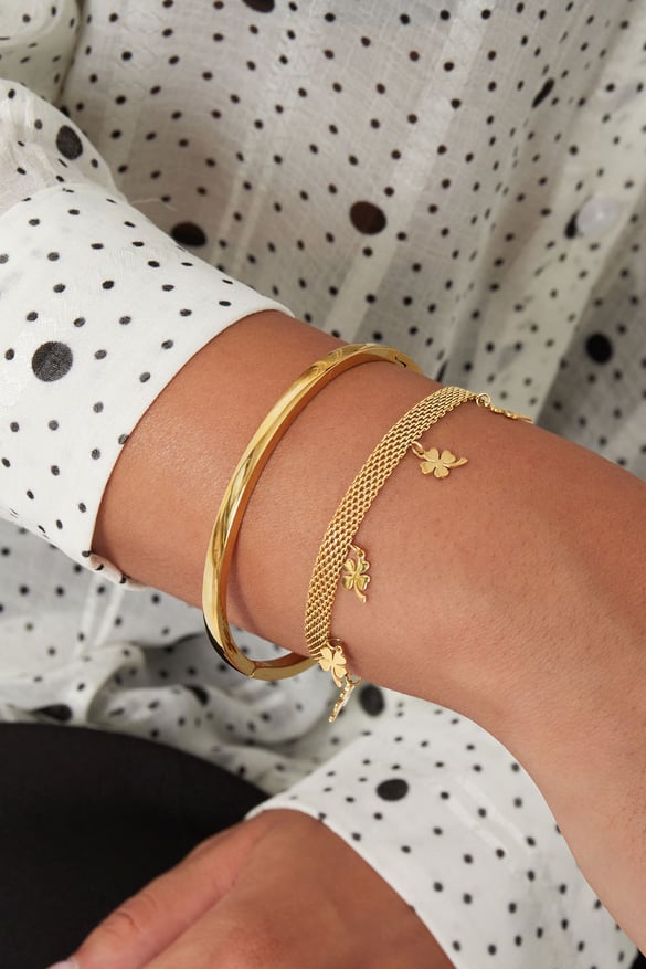 bracelet robust with clovers 2