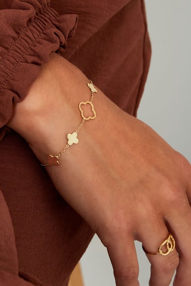 Armband Kleeblätter  h5 Bild2