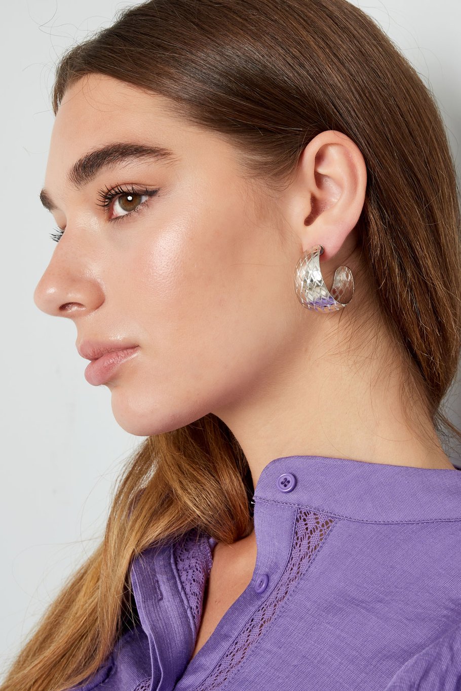 pendientes estampado zigzag Imagen2