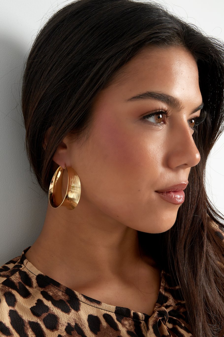 Oorbellen holy hoop - Zilver kleur Afbeelding4