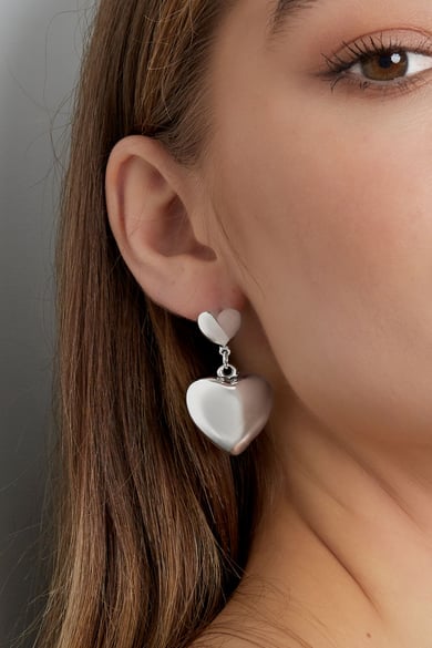 double heart earrings h5 Picture3
