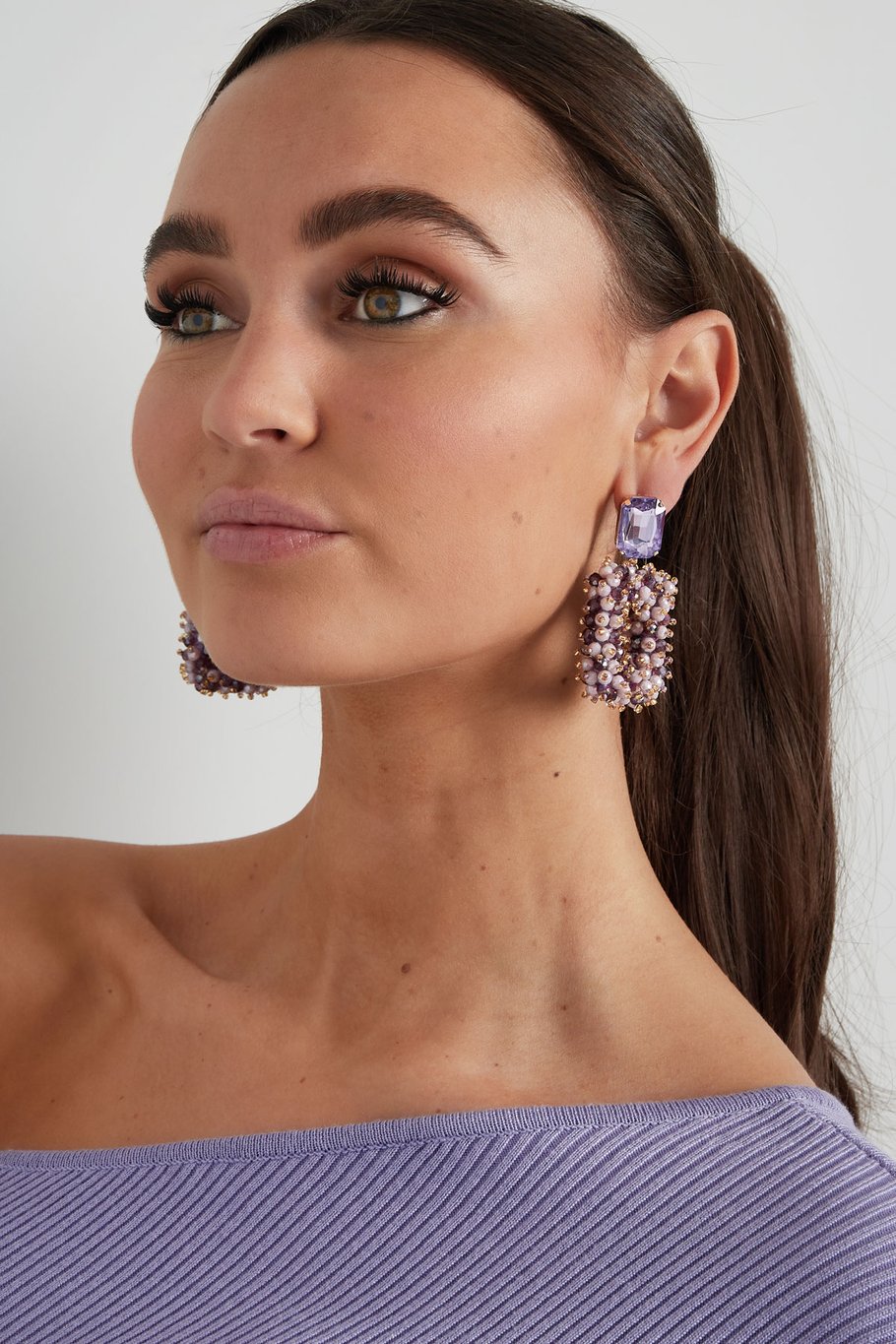 Glam party earring - red h5Picture5