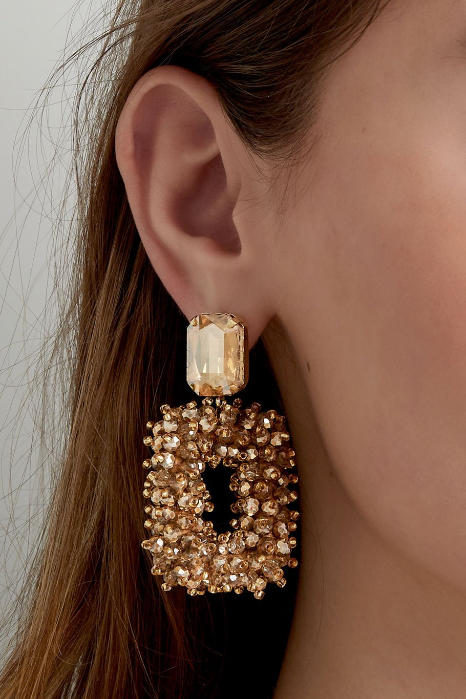 Glam party earring - red h5Picture4