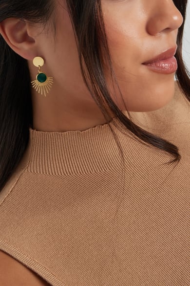 earrings secret soul - green  h5 Picture2