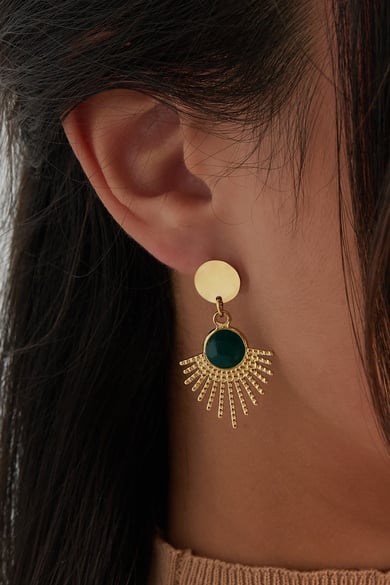 earrings secret soul - green  h5 Picture3
