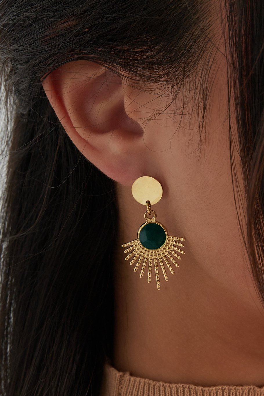earrings secret soul - green  Picture3