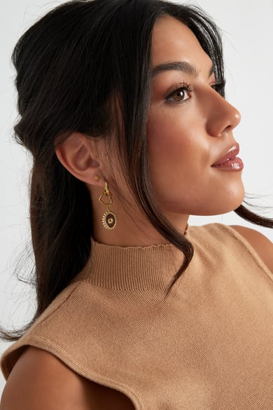Earrings embrace life - brown h5 Picture4