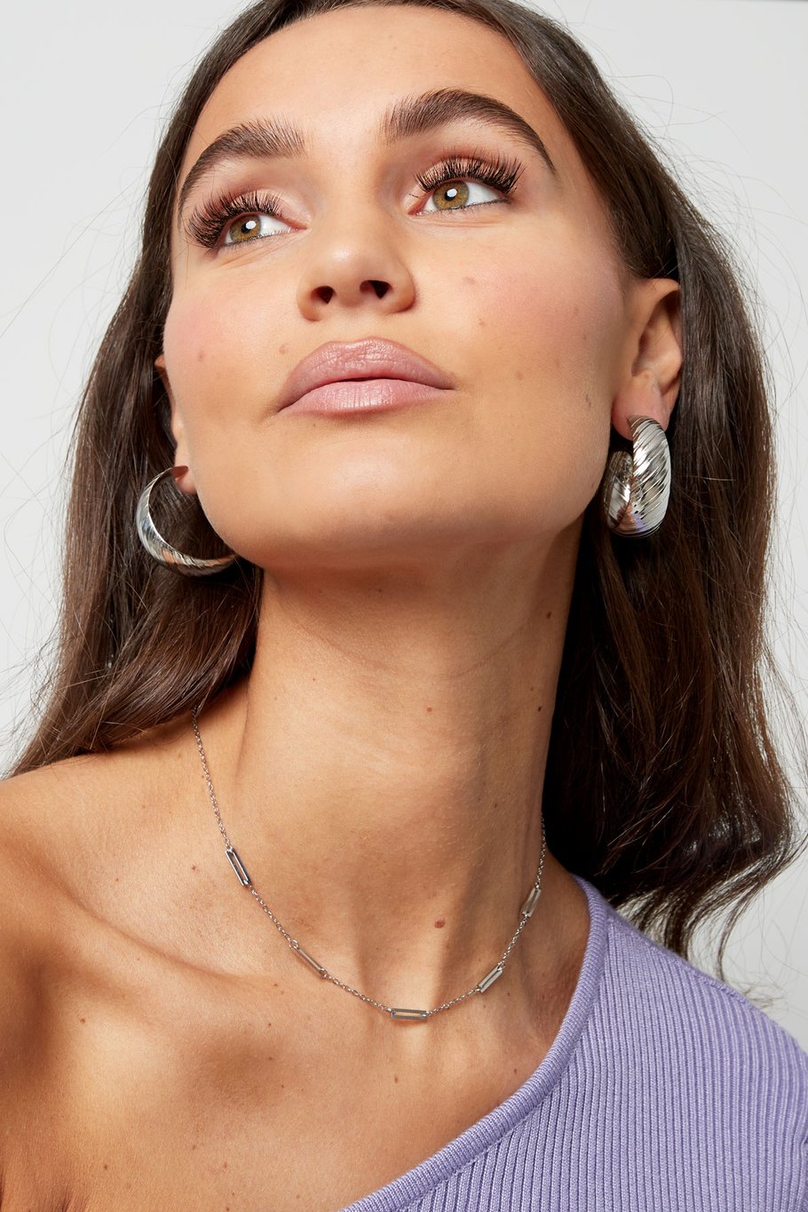 boucles d'oreilles détail rayures Image4