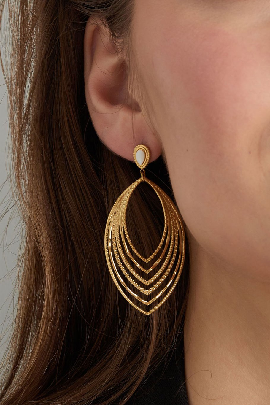 earrings oval party Picture3