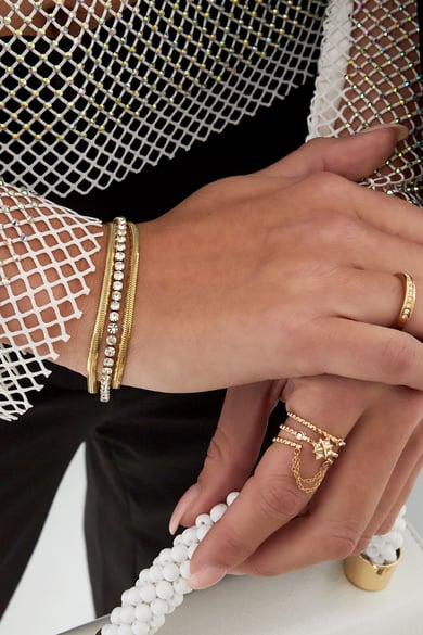 Verspieltes Armband mit Bling – Silber h5 Bild2